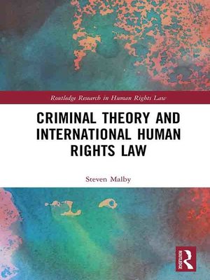 cover image of Criminal Theory and International Human Rights Law